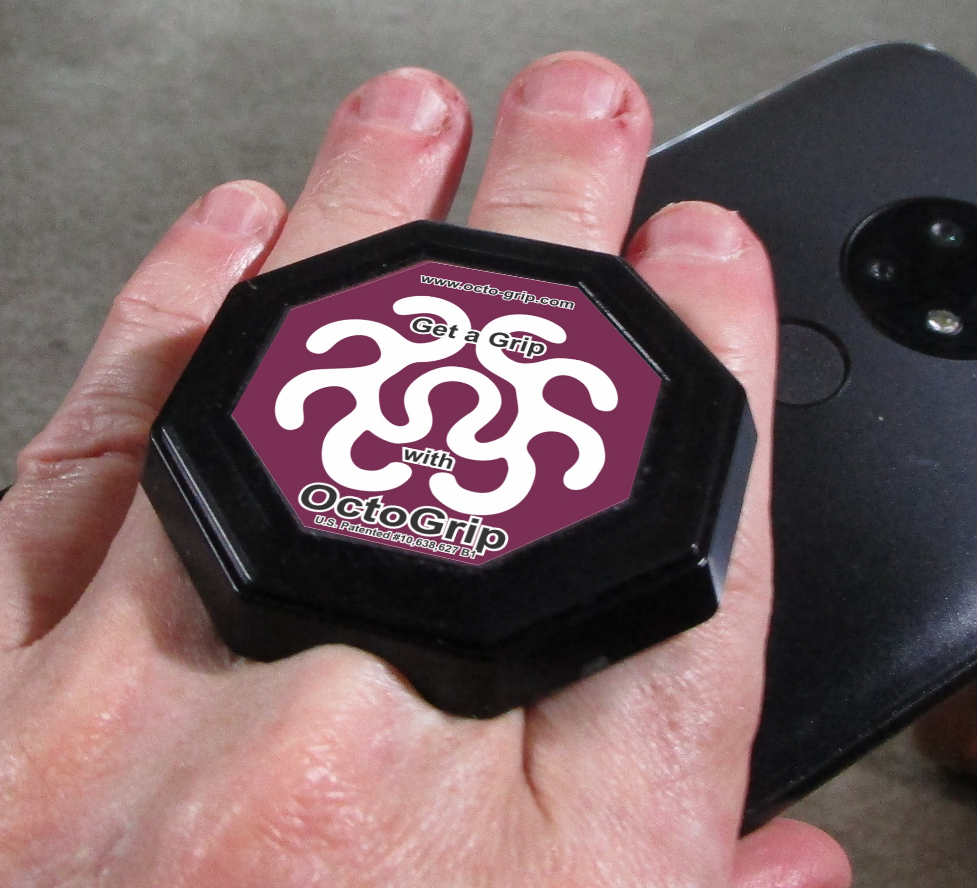 Octo-Grip adapts to your hand on the fly, keeping secure and comfortable